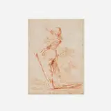 Salvator Rosa, Two Soldiers, etching on paper
