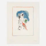 Marc Chagall, Untitled (from the Flight portfolio), lithograph in colors on Arches