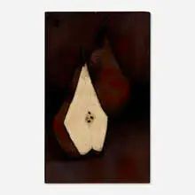 Still Life with Pears by Antonio Rodríguez Luna, 1963, oil on canvas, offered Feb 2024