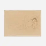 Femme nue couchée (Tournée à droite) by Pierre-Auguste Renoir, etching, offered Nov 2023
