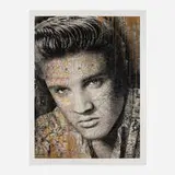 Thierry Guetta, King of Rock (Gold), 2017, screenprint in colors
