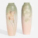 Weller Pottery, Early Perfecto or Matt Louwelsa vases, set of two