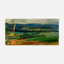 Adolf Konrad, Untitled, 1988, oil on canvas