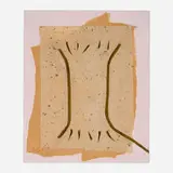 Adja Yunkers, Hamptons V, 1972, acrylic and paper collage on canvas board