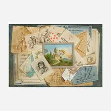 Ludwig Ferdinand Graf, Untitled (trompe l’oeil), 1916, ink, pastel, gouache, watercolor on paper