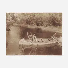 Roland W. Reed, The Hunters - Ojibwe, 1907, gelatin silver print