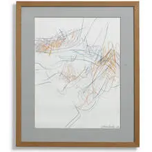 John Chamberlain, Compostition (Untitled), 1986, crayon on paper