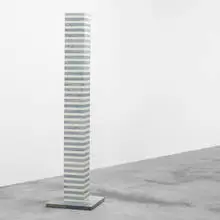 Stand No. 6 by Ettore Sottsass, 1996, Azul macuba granite and cristalino marble, sold Apr 2011