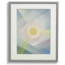 Johannes Berthold, Abstract Composition, c. 1930, pastel on paper