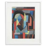 Non-Objective Composition by Jeanne (Hannah) Freundlich Kosnick-Kloss, c. 1934, watercolor on paper, sold Apr 2011