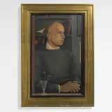 Cornelis Ruhtenberg, untitled (Portrait of a Man), 1956, tempera on board
