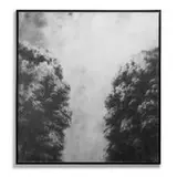 Philippe Ségéral, Paysage, 2003, graphite and ink on paper applied to canvas