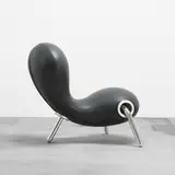 Marc Newson, Embryo chair, c. 1988, neoprene, stainless steel, aluminum