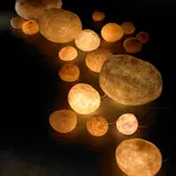André Cazenave, Rock lamps, set of nineteen, c. 1970, fiberglass
