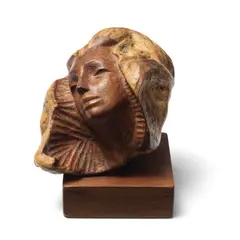 Stepan Dmitrievich Erzia, Female Head,, wood