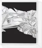 Anselm Reyle, Ohne Titel, 2008, Acryl und Silberfolie auf Leinwand, in der originalen Acrylglasbox