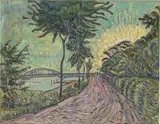 Theo von Brockhusen, Havelbrücke bei Baumgartenbrück, Um 1913, Öl auf Leinwand