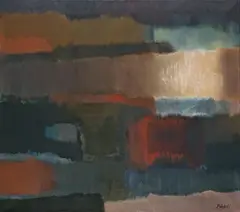 Rechts-Hell by Fritz Winter, 1965, Öl auf Leinwand, sold May 2011