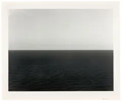 Hiroshi Sugimoto, BASS STRAIT TABLE CAPE, 1997, Silbergelantineabzug, montiert auf leichtem Karton