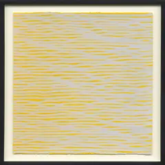 Sol LeWitt, Horizontal Brushstrokes, 2003, Gouache auf festem Papier