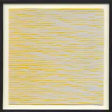 Sol LeWitt, Horizontal Brushstrokes, 2003, Gouache auf festem Papier