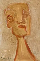 George Condo, Ohne Titel, 1985, Öl auf Leinwand