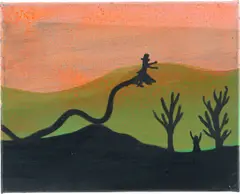 Freud by Daniel Richter, 2005, Öl auf Leinwand, sold Nov 2024