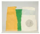 Robert Rauschenberg, Vale State (From Pages and Fuses), 1974, Handmade paper, pigment, screenprint tissue laminated on paper pulp
