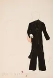 Jim Dine, Basil in Black Leather Suit (Basil at the Theatre), 1968, Lithograph in colors