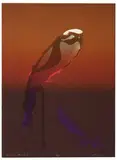 Nathan Oliveira, Acoma Hawk I and Acoma Hawk IV, 1975, Printed at Tamarind Institute