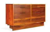 Early and rare chest of drawers by George Nakashima, and executed before 1954, sold Jun 2011