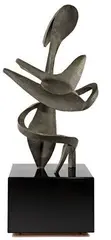 Max Finkelstein, Leda, 1964, Welded brass sculpture