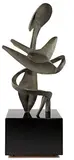Max Finkelstein, Leda, 1964, Welded brass sculpture