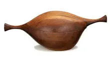 Daniel Loomis Valenza, Covered bowl, c. 1960s, Studio