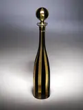Gio Ponti, Morandiane bottle and stopper, c. 1946, Venini