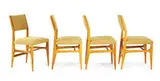 Gio Ponti, Dining table and side chairs (4), c. 1957, Singer
