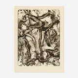 Willem de Kooning, Landscape at Stanton Street, 1971, lithograph