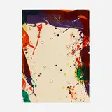 Untitled (Lembark P3) by Sam Francis, 1968, offset lithograph in colors on Arches, sold Feb 2021