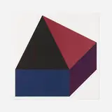 Sol LeWitt, Plate #10 from Forms Derived from a Cube (Colors Superimposed), 1991, screenprint in colors on Somerset
