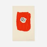 Tricolor by Robert Motherwell, 1973, offset lithograph in colors on Arches Cover paper, sold Feb 2021
