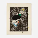 Joan Miró, Espriu, 1975, etching, aquatint and carborundum in colors