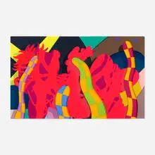 Kaws, Lost Time, 2018, screenprint in colors