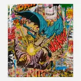 Thierry Guetta, Bat-Wockk (original), 2019, unique mixed media on paper