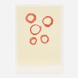 Five Circles by Robert Motherwell, 1972, lithograph in colors, sold Feb 2021