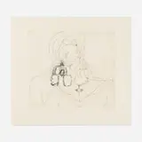 George Condo, Untitled from More Sketches of Spain for Miles Davis, 1991, etching on Guarro paper