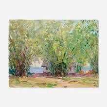 Harry Leslie Hoffman, Guana Vista, oil on paperboard
