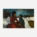 Hsiao-De Hsieh, Mother and Daughter, oil on canvas