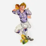 Red Grooms, Fran Tarkenton