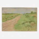 Myron Lechay, Country Road, 1938, oil on canvas