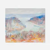 Albert Henry Krehbiel, Overlooking the Bay, 1931, oil on canvas
